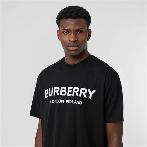 t-shirt burberry noir|price of Burberry t shirt.